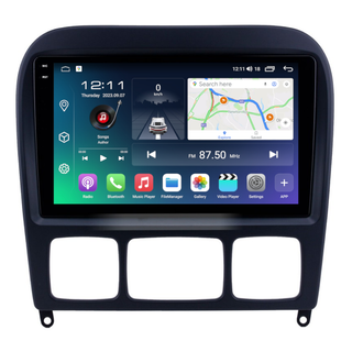PBA ME2065A Android S10 QLED Head Unit CarPlay Auto WiFi GPS Radio For Mercedes S-Class W220