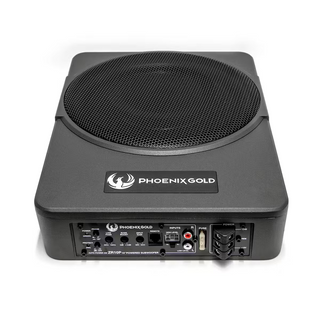 Phoenix Gold ZR10P 10" (250mm) Under Seat Compact 400W Car Audio Bass Boost Subwoofer