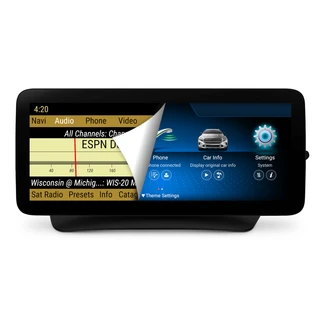 PBA A18E Android Auto CarPlay AUX 12.3" Screen For Mercedes E-Class A207 C207 With NTG4.0