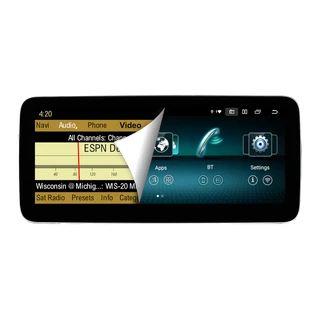 PBA E40R Android Auto CarPlay AUX 12.3" IPS Screen For Mercedes E-Class W212 S212 With NTG4.0