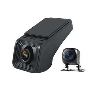 PBA DVR-19555 Front & Rear Facing USB DVR Dash Camera System For Android OS Radio