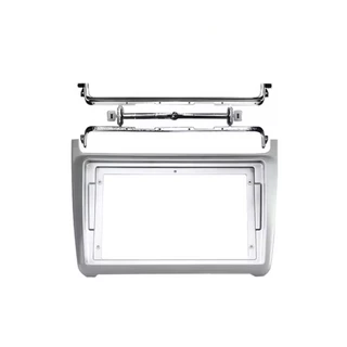 ATD RFP-52003 9" Perfect Fit Frame Fascia Android Panel For VW Polo Mk5 6R In Silver Finish