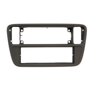 ATD RFP-50565 Single DIN Fascia Panel Soft Touch Matt Black For VW Up! Skoda Citigo & Seat Mii