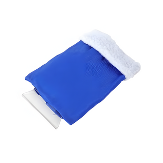 ATD CAR-99001 Ice & Snow Scraper with Blue Waterproof Protective Glove (Winter Essential)