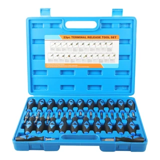 ATD WST-85023 Professional 23pc Set Terminal Remover Tools Pin Release Extractor Blue Red Case