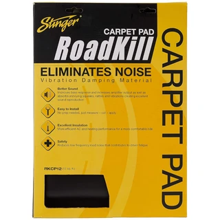 Stinger RKCP12 Roadkill Series Noise Eliminating Sound Dampening Carpet Pad Kit
