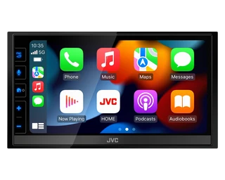 JVC KW-M785DBW Double Din Mechless’ AV-Receiver with 6.8" Screen CarPlay & Android Auto