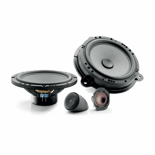 Focal ISRNS-165 Renault Custom Fit 6.5" 2-Way Slim Component Speakers 120W Kit Direct Fit