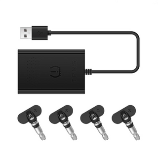 DUDU7 Car TPMS Built-in Tyre Pressure Monitoring System HD Digital LCD Display Auto Alarm