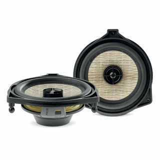 Focal ICRMBZ-100 Mercedes Custom Fit 4" 2-Way Slim Coaxial Speakers 80W Kit Direct Fit