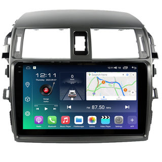 PBA TY2144A Android S10 QLED Head Unit CarPlay Auto GPS For Toyota Corolla E140 (2007-2013)