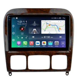 PBA ME2814B Android Auto & OS Head Unit CarPlay Radio For AWG Mercedes S-Class W220 NTG1