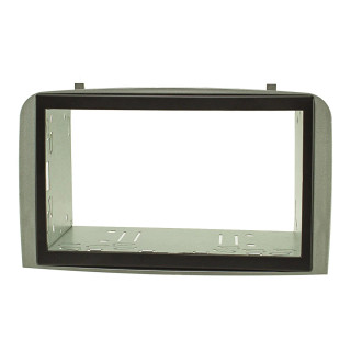 ATD RFP-50701S Double DIN Radio Fascia Panel Frame For Alfa Romeo 147 & GT (Silver Metallic Finish)