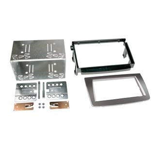 ATD RFP-50753S Double DIN Radio Fascia Panel Frame For Alfa Romeo MiTo In Silver (2009-2019)