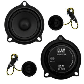 BLAM Relax BM100FS 4" (100mm) Component Speaker Bespoke Fit Kit For BMW & MINI