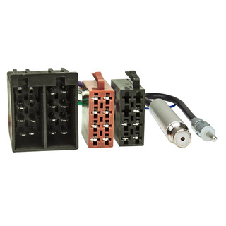 ATD ISO-12087 ISO Radio & Antenna Harness Adaptor For Volkswagen Seat Skoda K-Line
