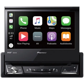 Pioneer AVH-Z7200DAB Single DIN Flip-Out DAB Head Unit With Wired CarPlay & Android Auto
