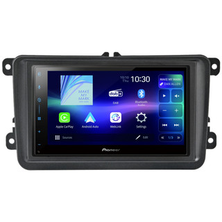 Pioneer SPH-DA77DAB Head Unit Wireless CarPlay Android Auto Build For VW MQB All-In-One MIB