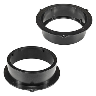 ATD SAR-40127 Rear Door Speaker Adapter Rings (165mm 6.5") For Audi A4 A5 Q5 (2000-2016)