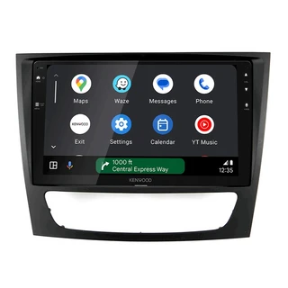 Kenwood DMX80AXS Perfect Fit 9" Radio Android Auto & CarPlay For Mercedes CLS E (2001-2009)