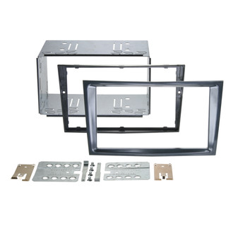 ATD RFP-50814SB Double DIN Fascia Frame For Vauxhall With Crease In Stealth Black