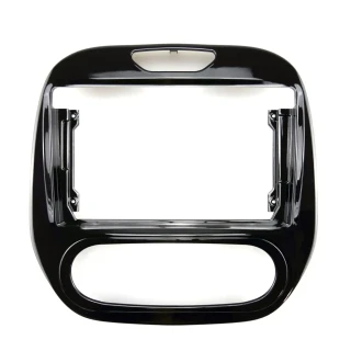 ATD RFP-52101 Perfect Fit 9" Fit Fascia Frame Panel For Renault Captur With Manual A/C In Black