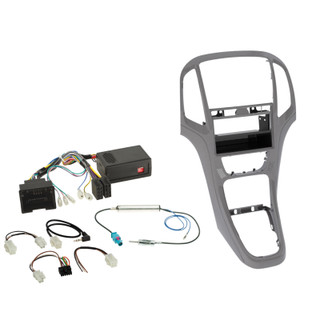 ACV 611230-23-1 Double DIN HU Fitting Installation Kit With Pocket For Vauxhall Astra J (2009–2018)