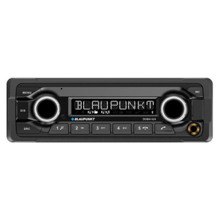Blaupunkt Dubai 424 Single DIN Heavy-Duty 24v Car Radio With Bluetooth & FM Short Chassis