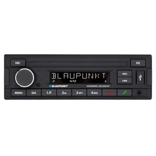 Blaupunkt Nürnberg 200 DAB BT Single DIN Car Radio With DAB+ RDS Bluetooth Front USB & AUX