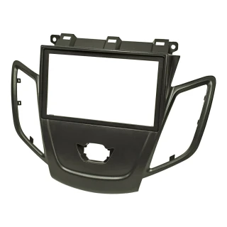 ATD RFP-50775B Double DIN Car Radio Fascia Frame Panel Black Ford Fiesta Mk7 W/O Red Display