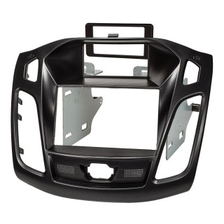 ATD RFP-50893 Double DIN Car Radio Fascia Frame Black Panel For Ford Focus Mk3 (2010-2014)