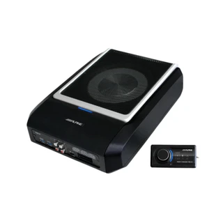 Alpine PWD-X5 4.1-Channel DSP Powered Subwoofer Bluetooth Streaming Remote Audio System
