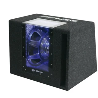 Alpine SBG-1244BP 12" (300mm) Band Pass Subwoofer Type G Box 800W Peak Blue Light Bass FX