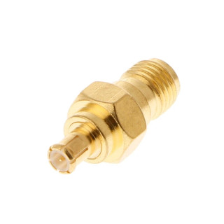 ATD BCA-55135 Gold Plated SMA Female to MCX Male Straight Plug Adapter GPS DAB RF LAN