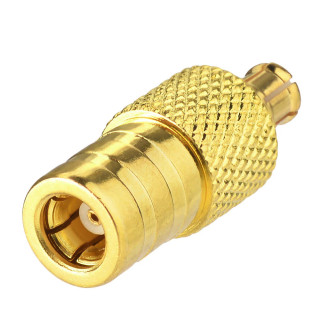 ATD BCA-55148 Gold Plated SMB Female to MCX Male Straight Plug Adapter GPS DAB RF LAN