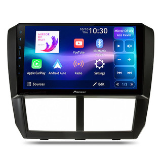 Pioneer SPH-PF97BT Perfect Fit CarPlay Android Auto 9" Head Unit Kit For Subaru (2011-2014)