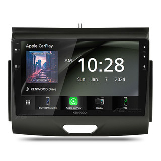 Kenwood DMX80AXS Perfect Fit CarPlay Android Auto 9" Head Unit Kit For Ford Ranger 2015-2021