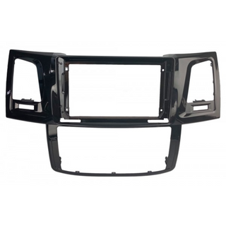 ATD RFP-52981 Perfect Fit 9" HU Screen Fascia Frame Panel For Toyota Hilux (2005-2015)