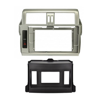 ATD RFP-52816 Perfect Fit Fascia 9" Screen Panel Trim For Toyota Land Cruiser Prado 4.2" Screen
