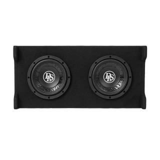 DLS PESB28 Dual 8" (200mm) 400W RMS Slim Down-Firing Subwoofer Enclosure System