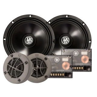 DLS RZ6.2Q 6.5" (165mm) 2-Way Component Speaker 100W RMS Aluminium Woofer PENTA Basket