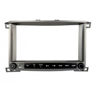 ATD RFP-52986 Perfect Fit 10" HU Screen Fascia Frame Panel For Toyota Land Cruiser (2003-2008)