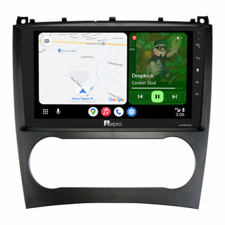 Aerpro 9" AM905D Android Auto DAB Radio Wireless CarPlay For Mercedes C-Class & GLK (2004-09)