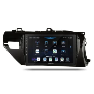 Alpine INE-AX809 Perfect Fit 9" CarPlay Android Auto Head Unit Kit For Toyota Hilux (2015-2020)