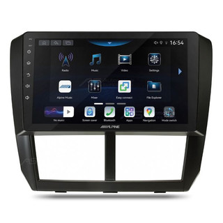 Alpine INE-AW409S Perfect Fit 9" CarPlay Android Auto Head Unit Kit For Subaru Various (2007-15)