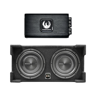 Phoenix Gold Dual 10" (250mm) Down Firing Subwoofer & ZXM500.1 Class‑D Mono Amp