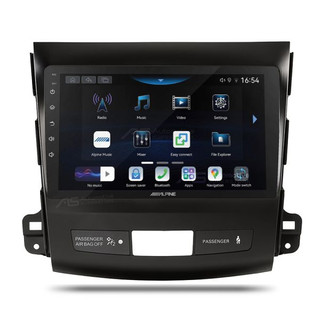 Alpine iNE-AW409S Perfect Fit 9" Radio Android Auto & CarPlay For Mitsubishi Outlander (2007-12)