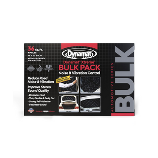 Dynamat 10455 Xtreme Bulk Pack 3.34 m² Adhesive Sound Deadening 9 Sheets Cut to Size