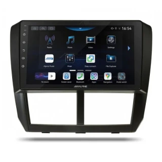 Alpine INE-AW409S Perfect Fit 9" CarPlay Android Auto Head Unit Kit For Subaru Various (2007-12)