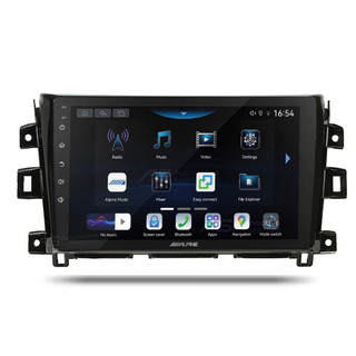 Alpine iNE-AW409S Perfect Fit 9" CarPlay Android Auto Head Unit Kit For Nissan Navara (2015-2021)